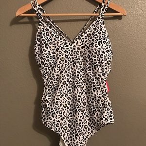 NWT Leopard one piece!!